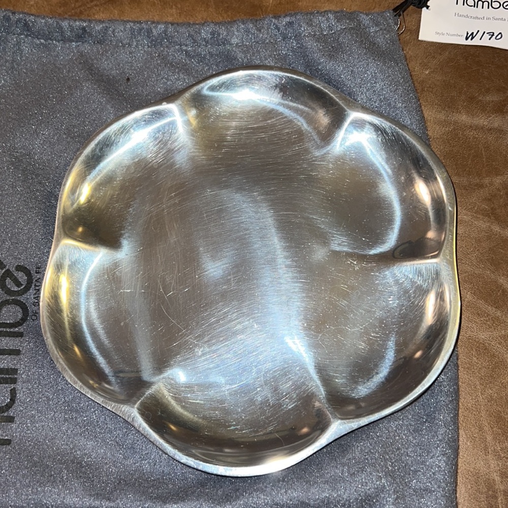 Nambé 601 Metal Alloy Dish Made In USA